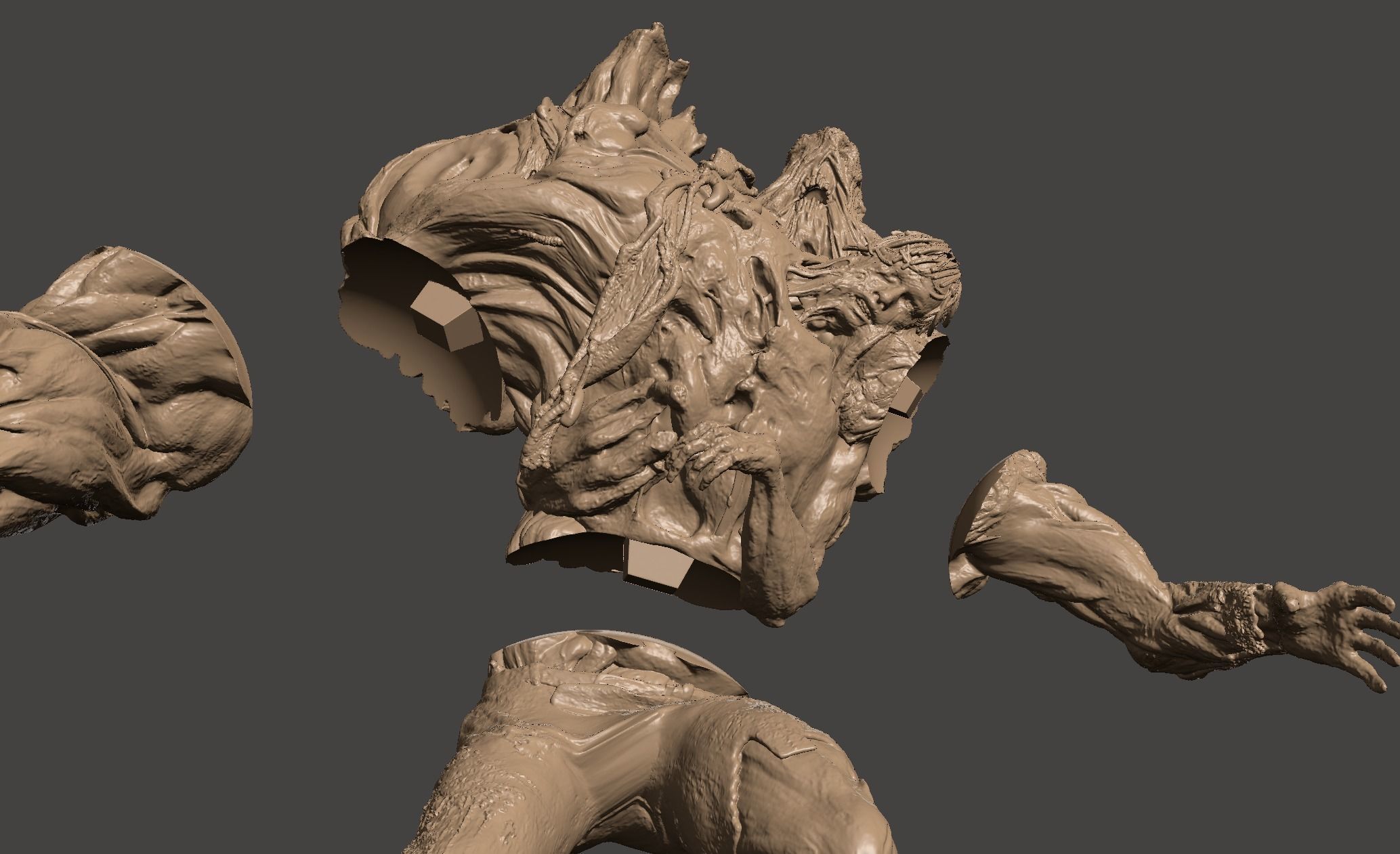 BIRKIN STAGE 2 ULTRA DETAILED STL RESIDENT EVIL 2 RE REMAKE G 3D print model_23