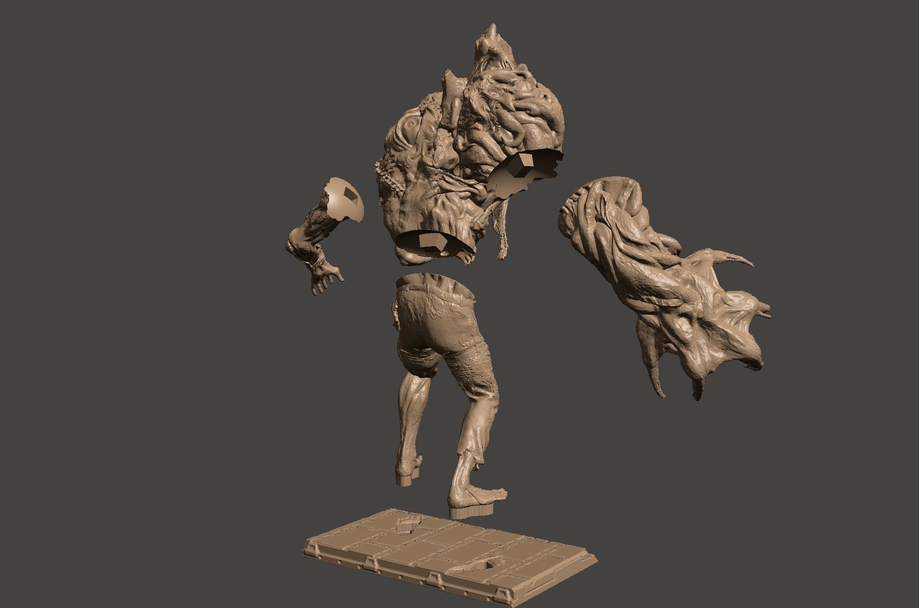 BIRKIN STAGE 2 ULTRA DETAILED STL RESIDENT EVIL 2 RE REMAKE G 3D print model_22