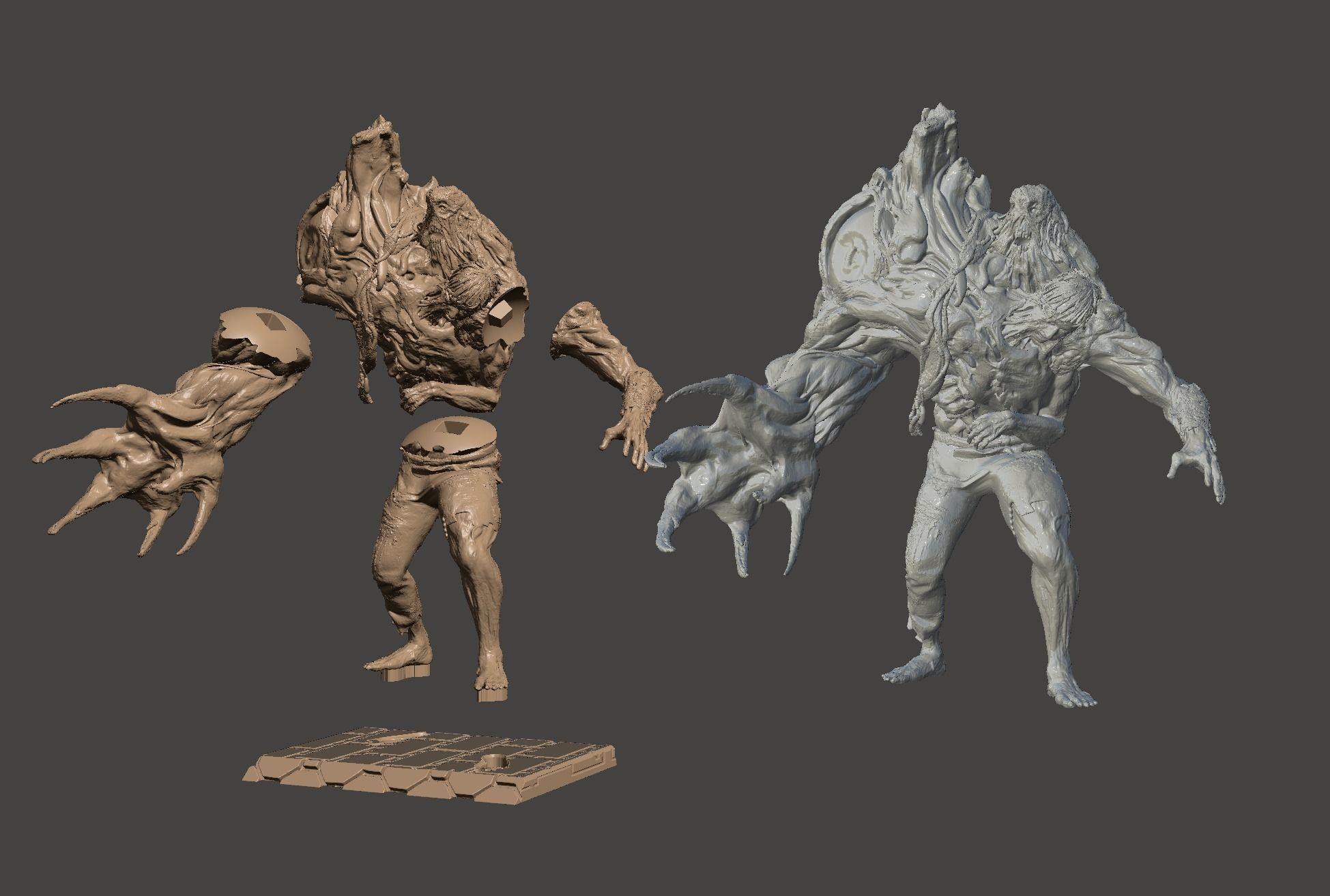 BIRKIN STAGE 2 ULTRA DETAILED STL RESIDENT EVIL 2 RE REMAKE G 3D print model_1