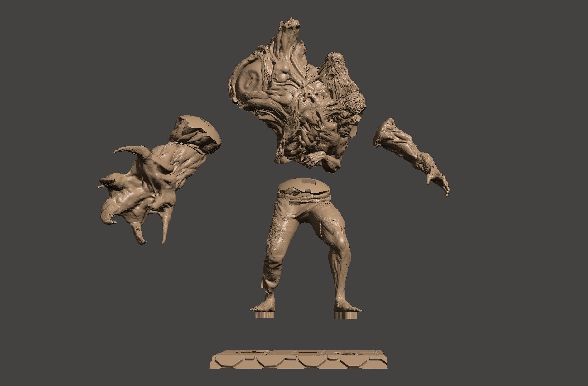BIRKIN STAGE 2 ULTRA DETAILED STL RESIDENT EVIL 2 RE REMAKE G 3D print model_12