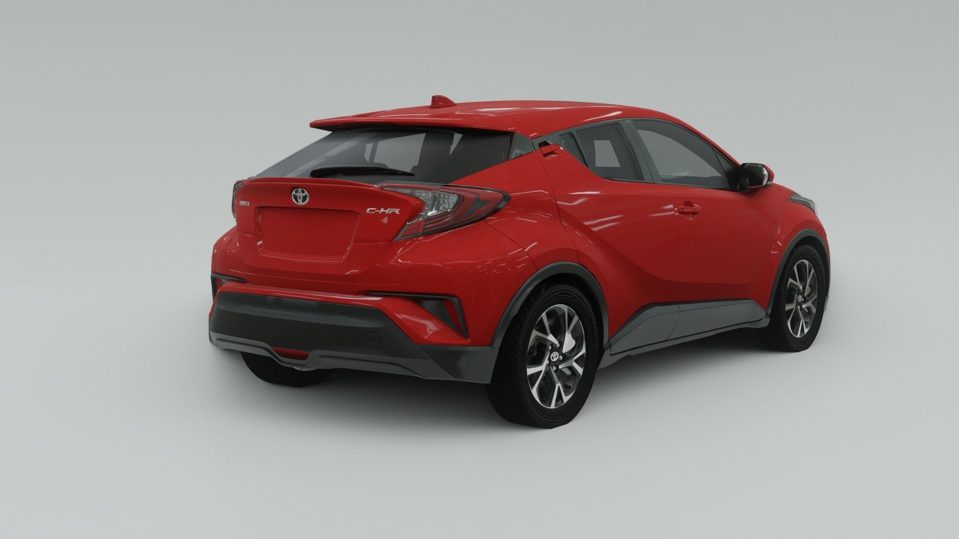 Toyota C-HR 3D model_2