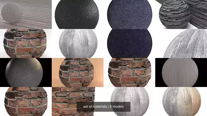 set of materials Texture