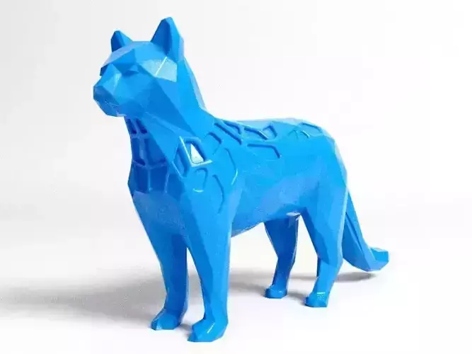 Polygon Cat  3D print model