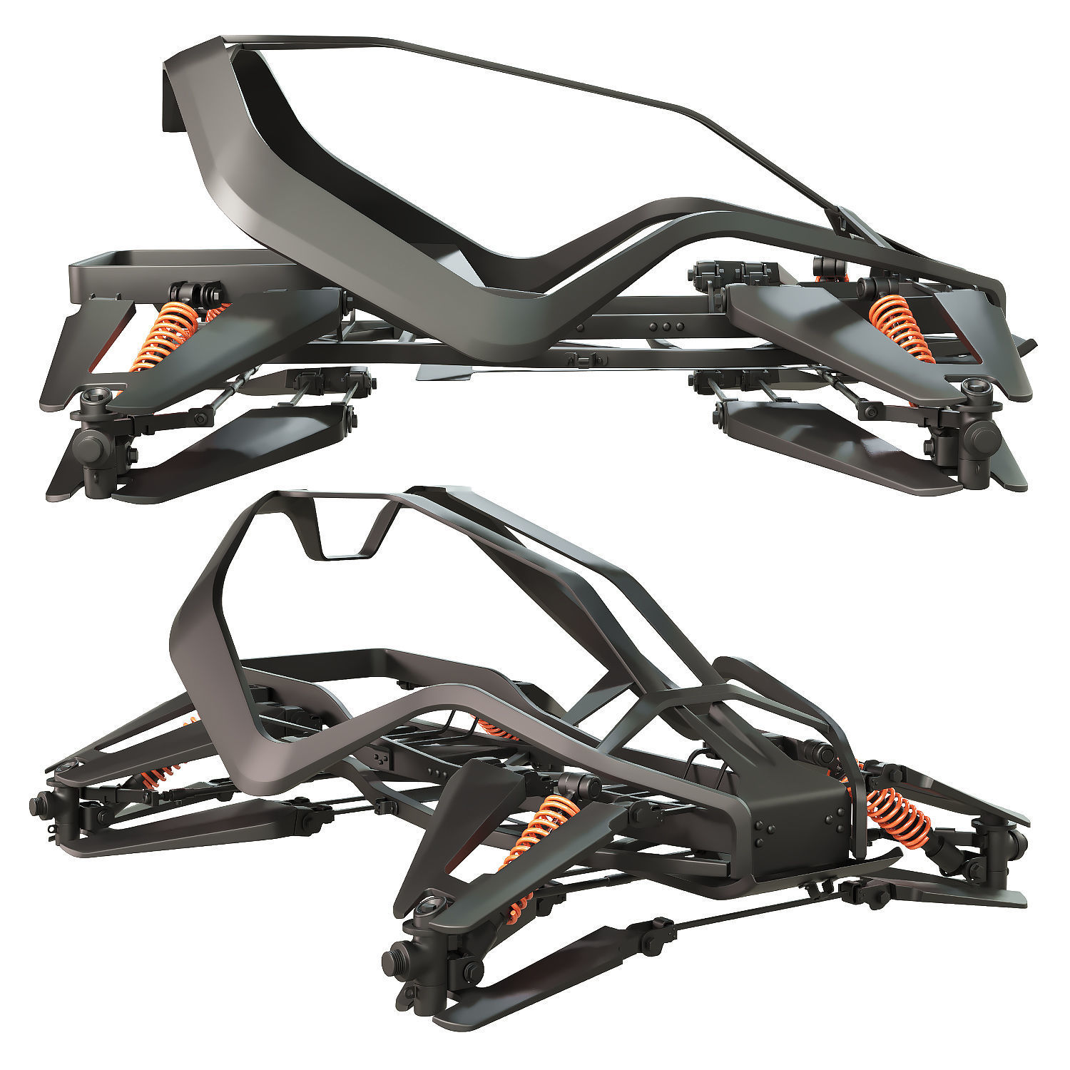 BUGGY FRAME 3D model | CGTrader