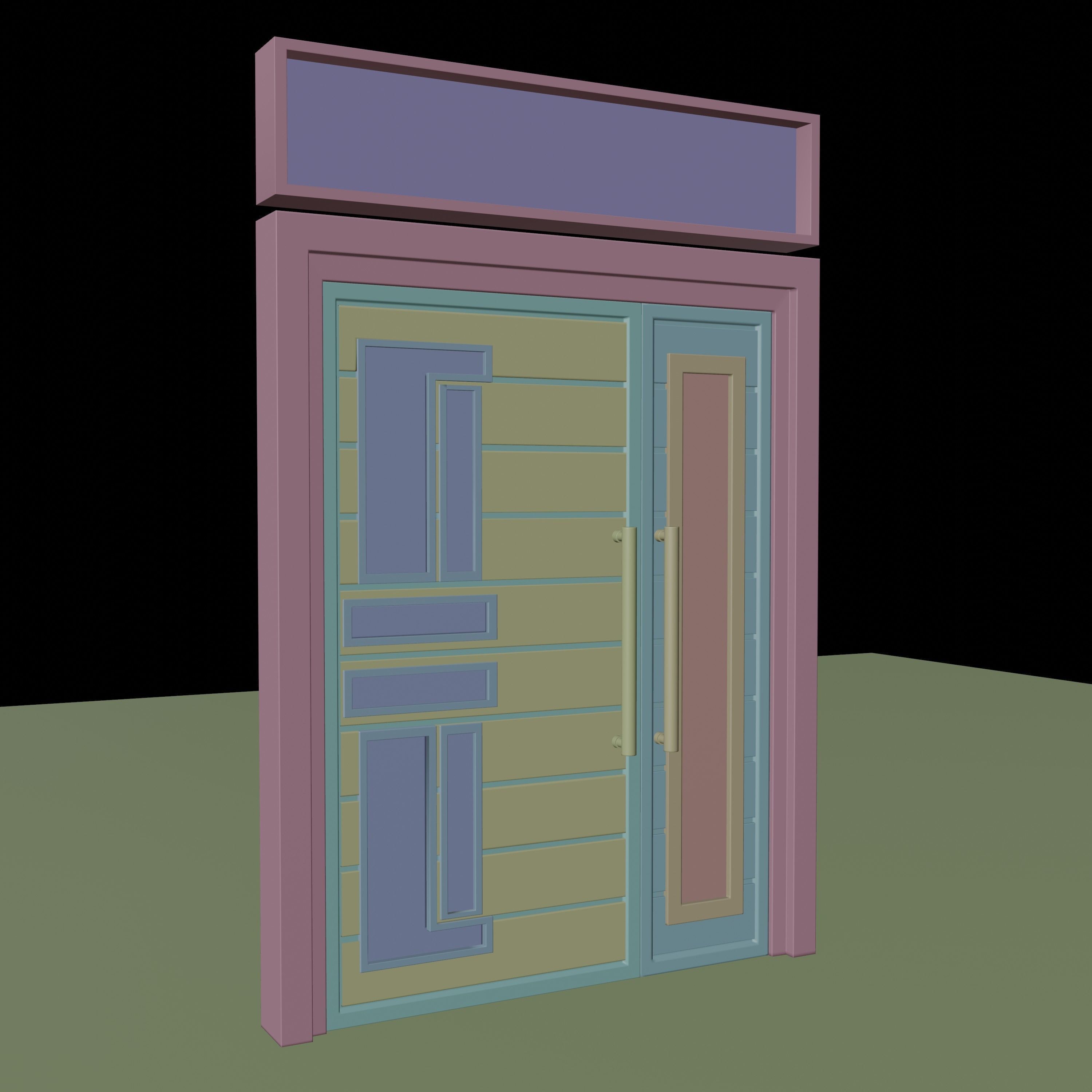 Main Door 3D model_4