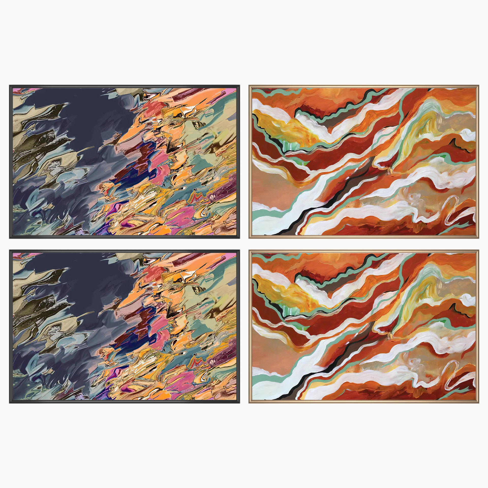 Wall Art Set 4030 3D model_1