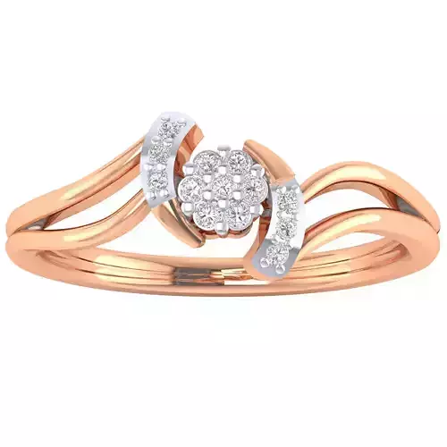 Women Rings STL OBJ FBX Renders Details 3D print model