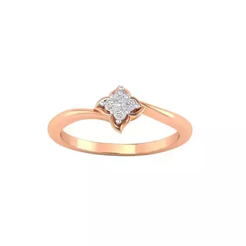 Women Wedding Engagement Ring STL OBJ FBX Renders Details