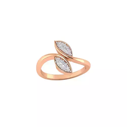 Women Wedding Engagement Ring STL OBJ FBX Renders Details