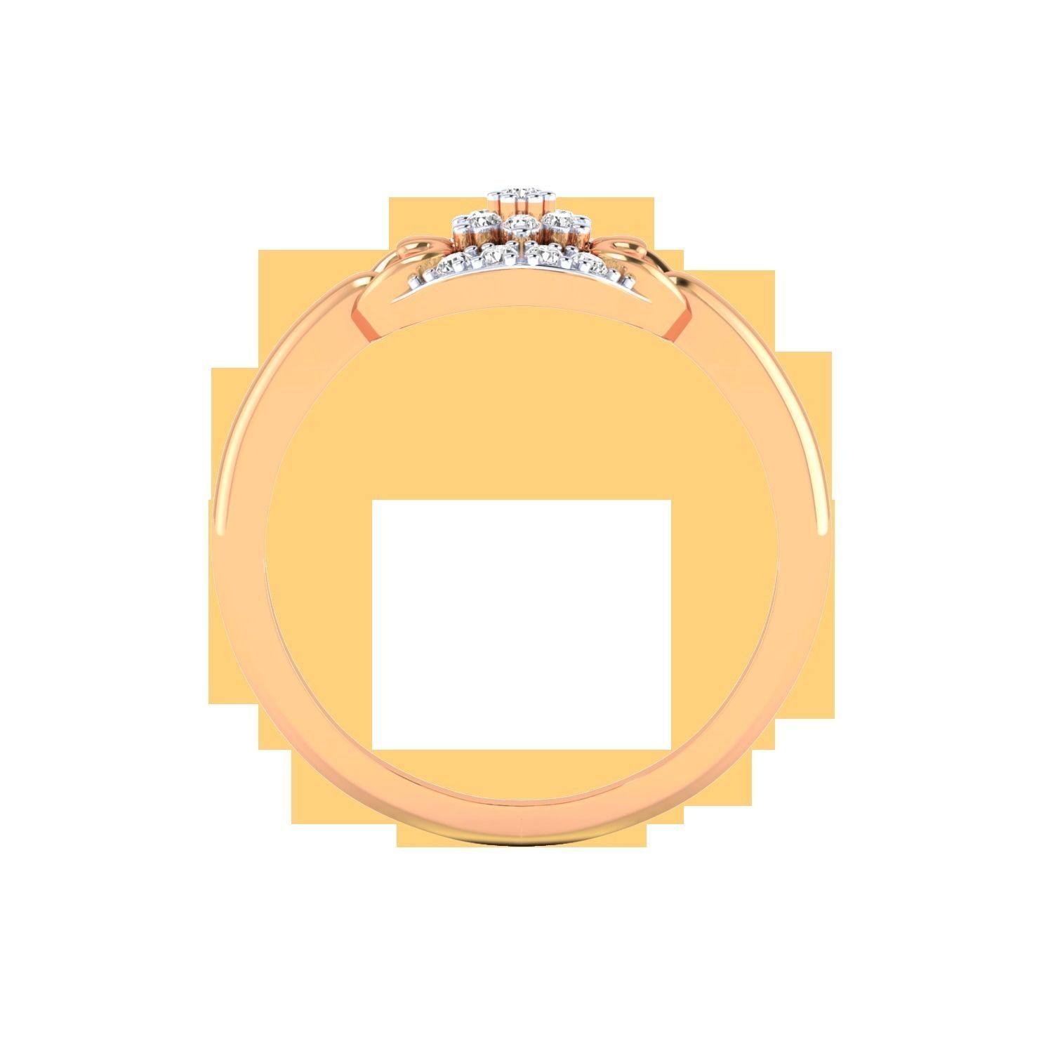 Women Rings STL OBJ FBX Renders Details 3D print model_19