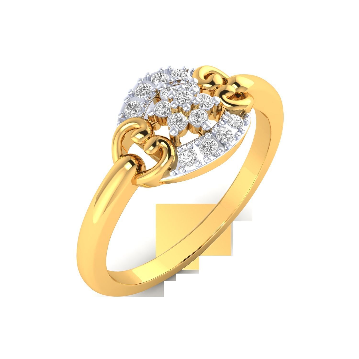 Women Rings STL OBJ FBX Renders Details 3D print model_4