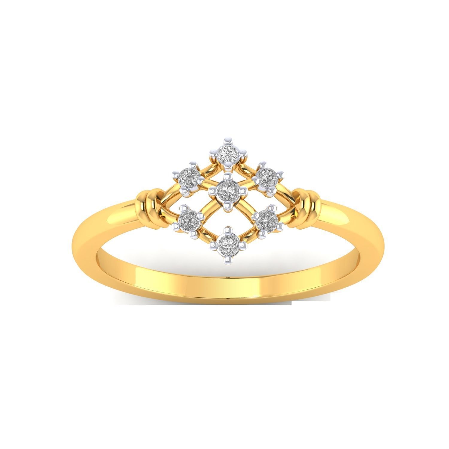 Women Wedding Engagement Ring STL OBJ FBX Renders Details 3D print model_15