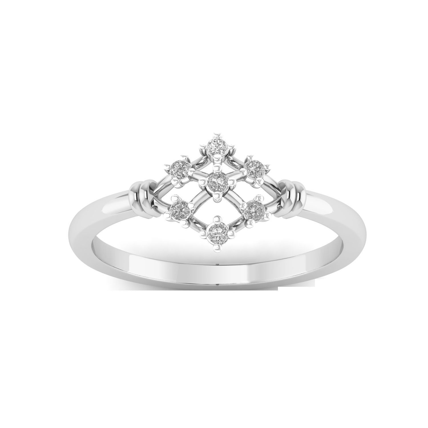 Women Wedding Engagement Ring STL OBJ FBX Renders Details 3D print model_17