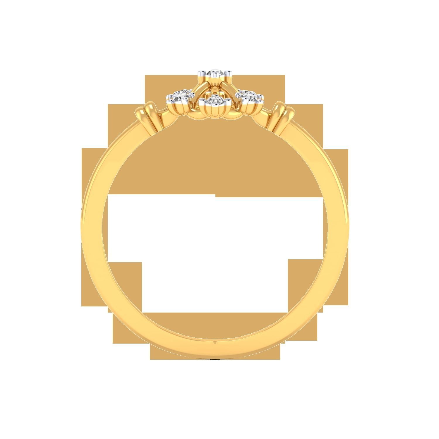 Women Wedding Engagement Ring STL OBJ FBX Renders Details 3D print model_24