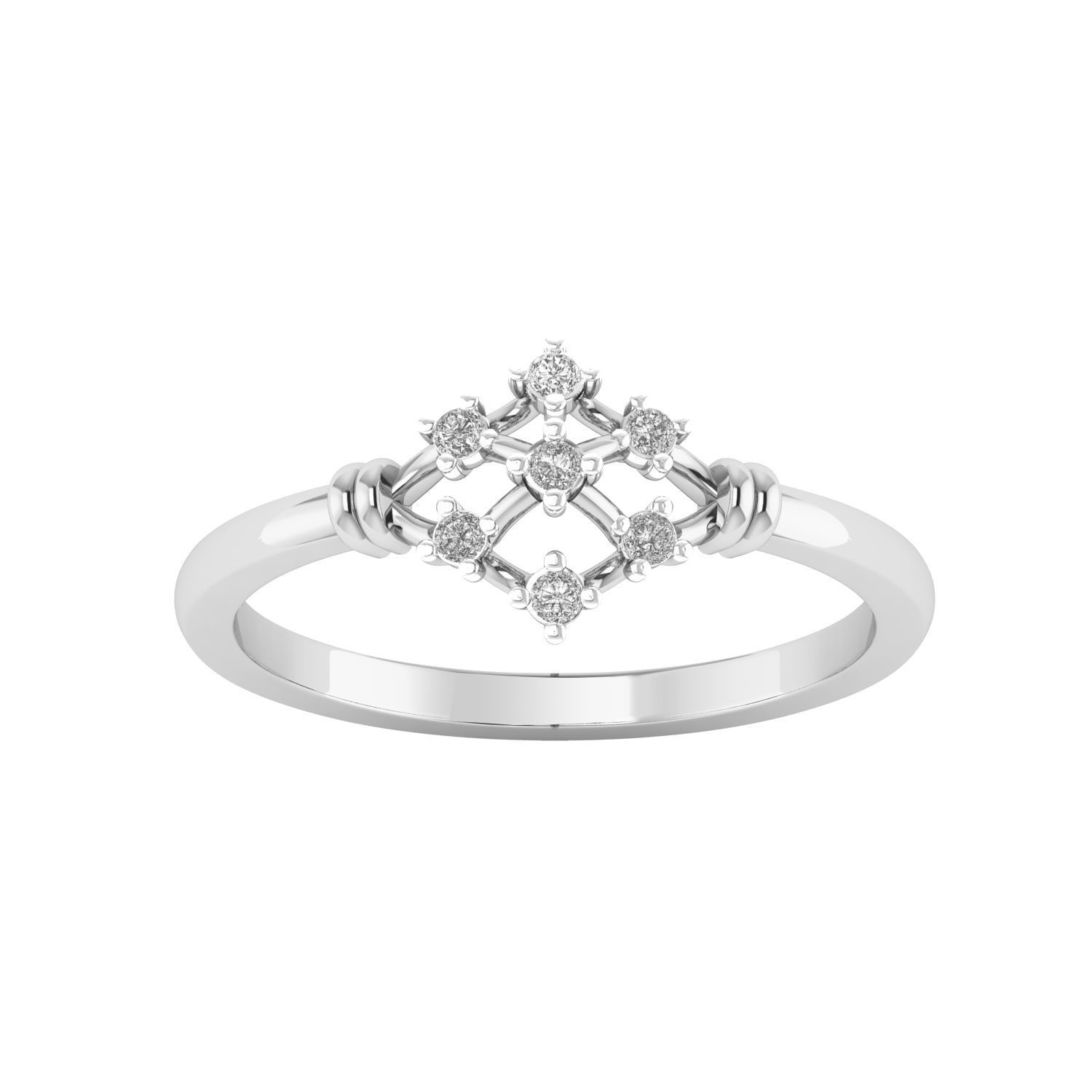 Women Wedding Engagement Ring STL OBJ FBX Renders Details 3D print model_16