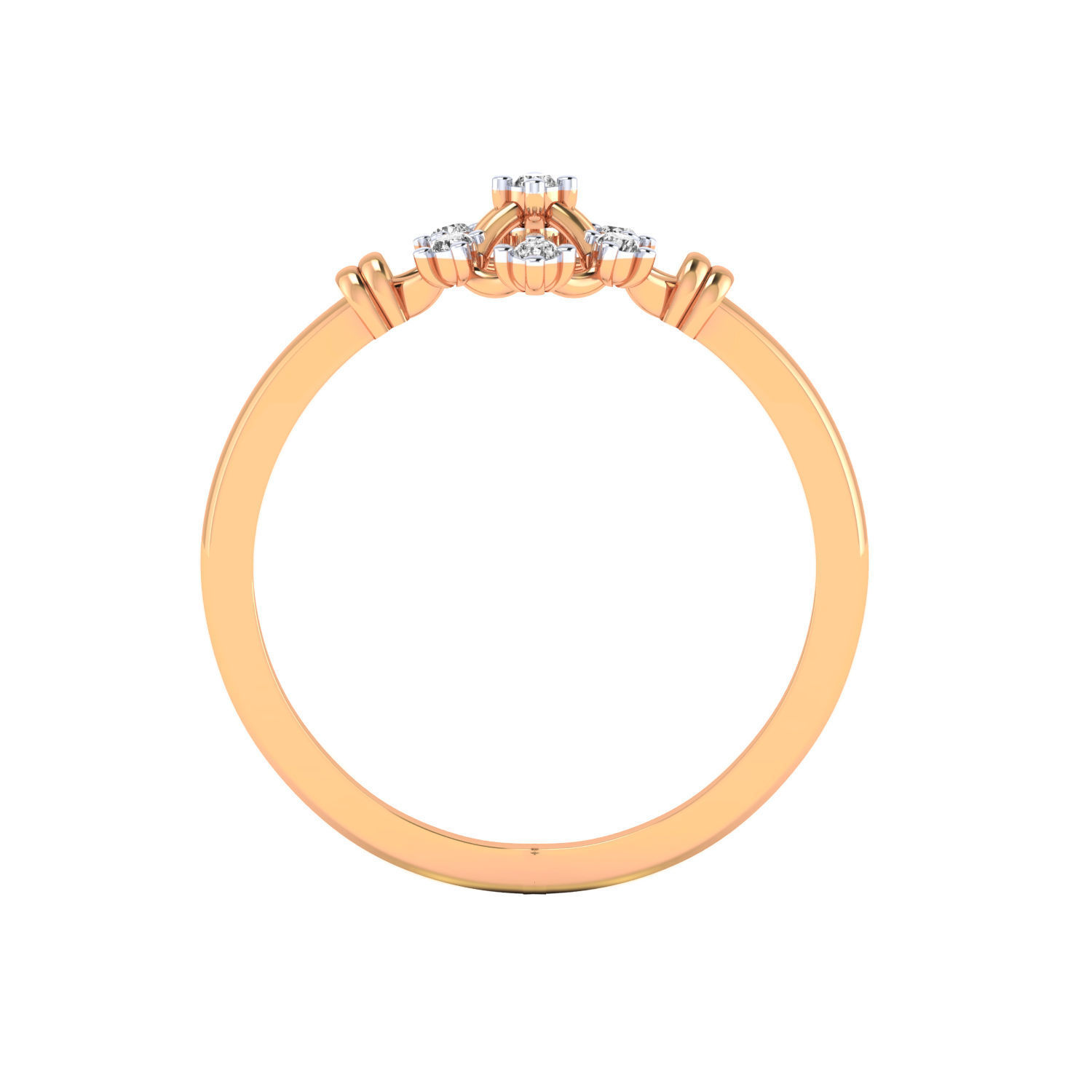 Women Wedding Engagement Ring STL OBJ FBX Renders Details 3D print model_19