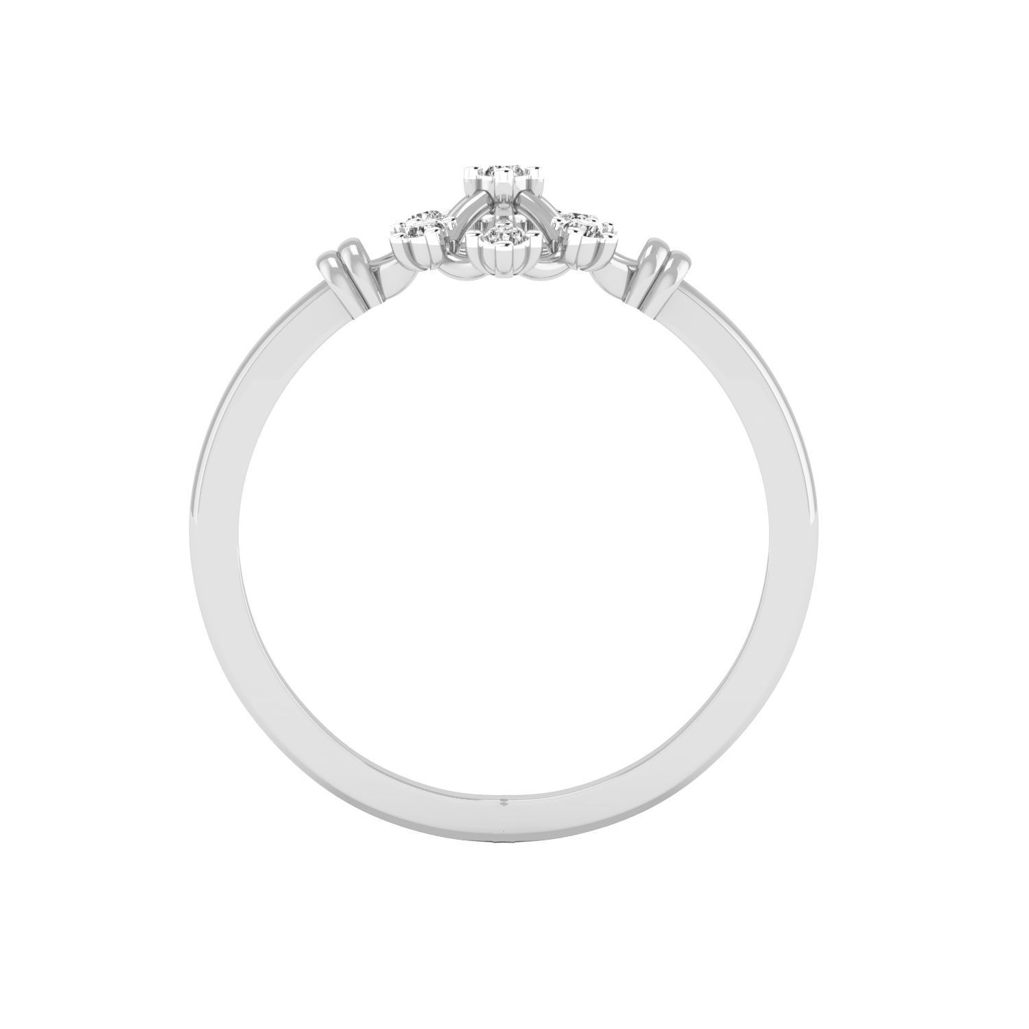 Women Wedding Engagement Ring STL OBJ FBX Renders Details 3D print model_21