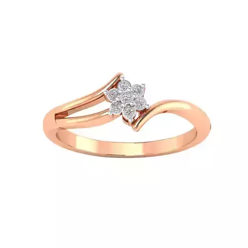 Women Wedding Engagement Ring STL OBJ FBX Renders Details