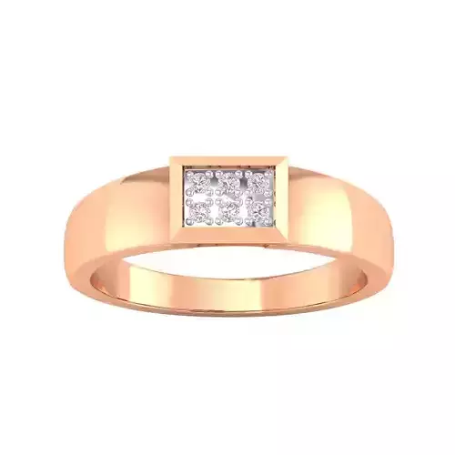 Women Band Ring STL OBJ FBX Renders Details