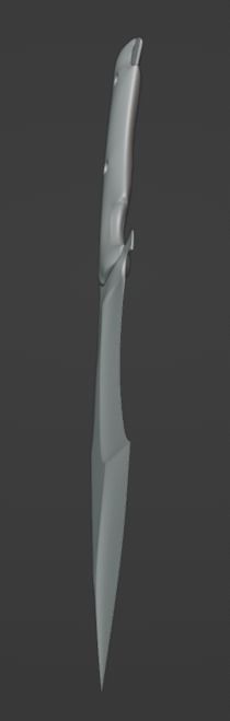 Knife 3D model_4