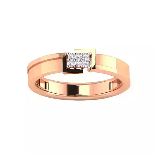 Women Band Ring STL OBJ FBX Renders Details