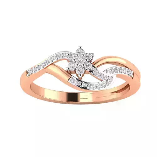 Women Star Ring STL OBJ FBX Renders Details