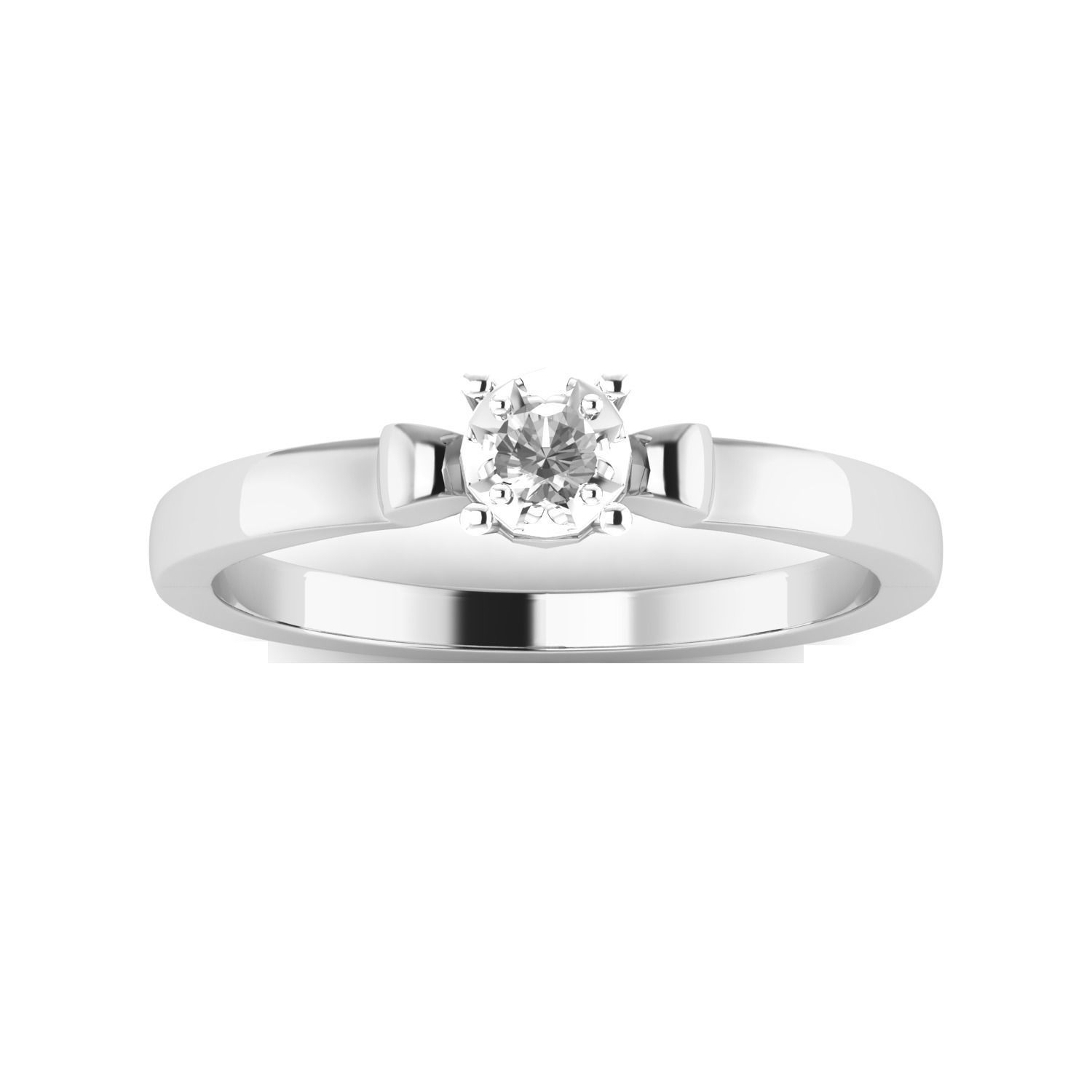 Women Wedding Engagement Ring STL OBJ FBX Renders Details 3D print model_17