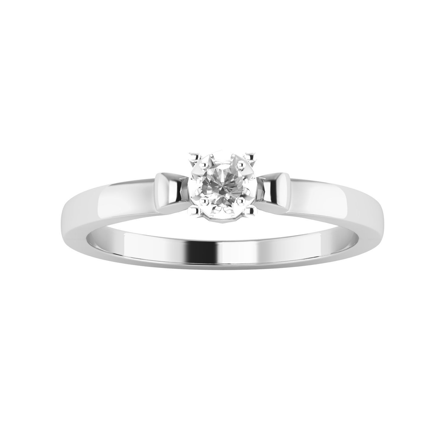 Women Wedding Engagement Ring STL OBJ FBX Renders Details 3D print model_16