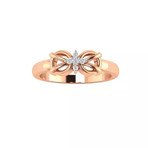 Women Wedding Engagement Ring STL OBJ FBX Renders Details