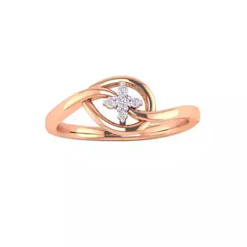 Women Wedding Engagement Ring STL OBJ FBX Renders Details