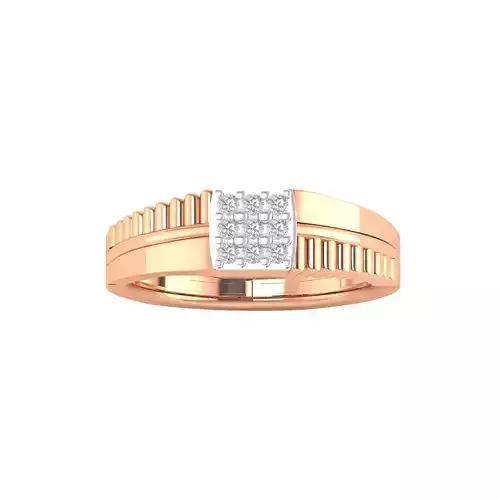 Women Band Ring STL OBJ FBX Renders Details