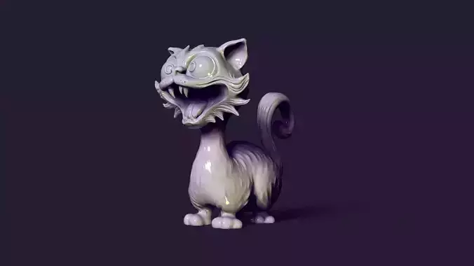 figurine of a fanny cat toy