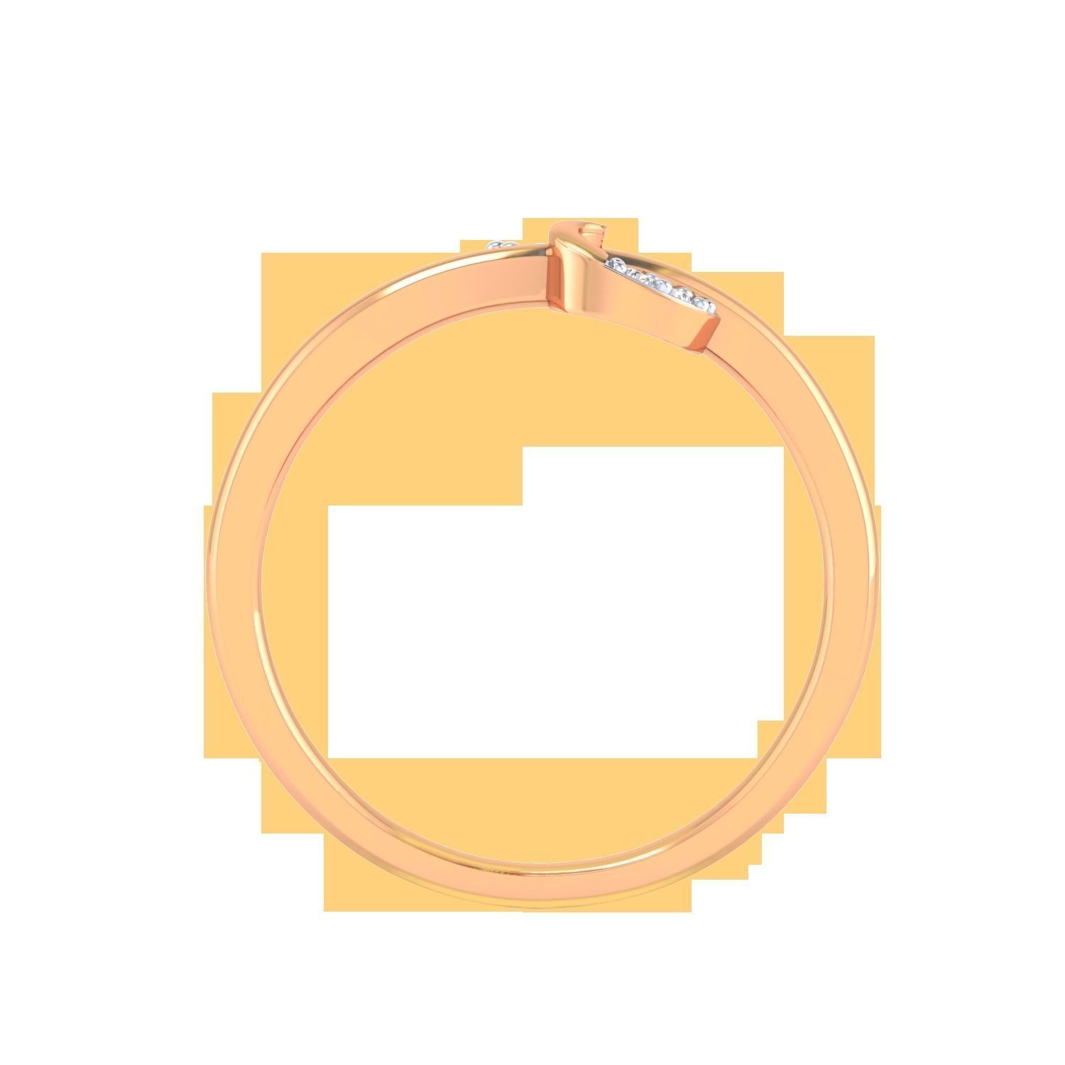 Women Wedding Engagement Ring STL OBJ FBX Renders Details 3D print model_7