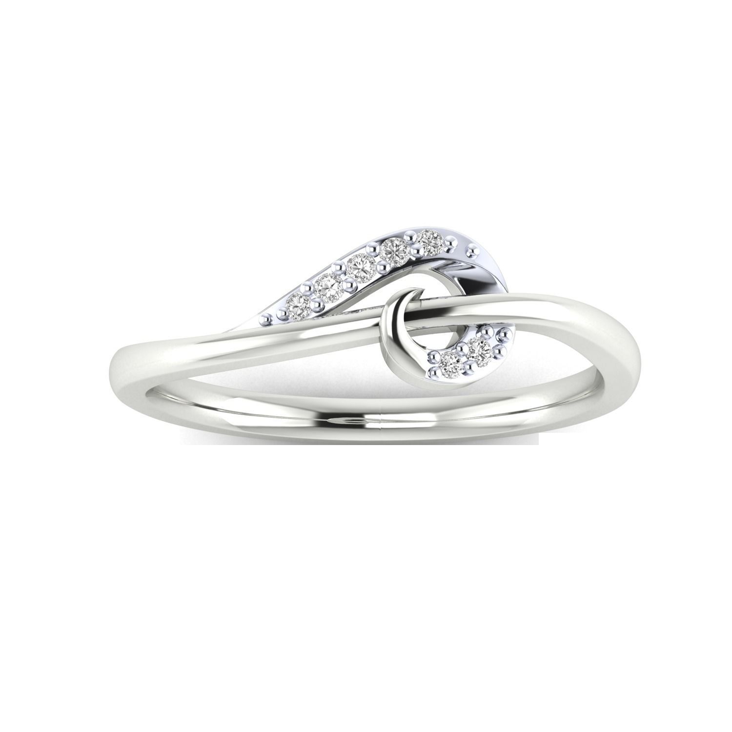Women Wedding Engagement Ring STL OBJ FBX Renders Details 3D print model_14