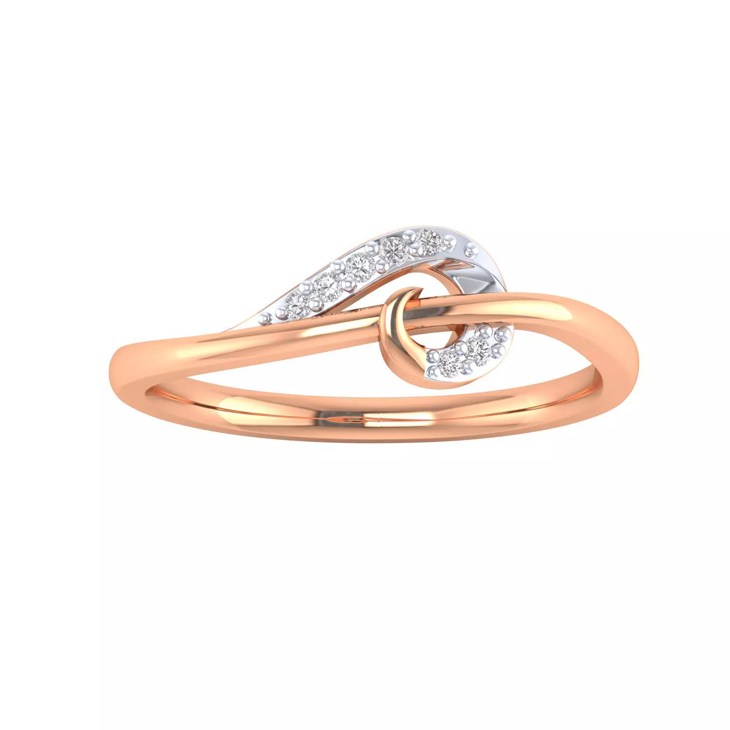 Women Wedding Engagement Ring STL OBJ FBX Renders Details 3D print model_0