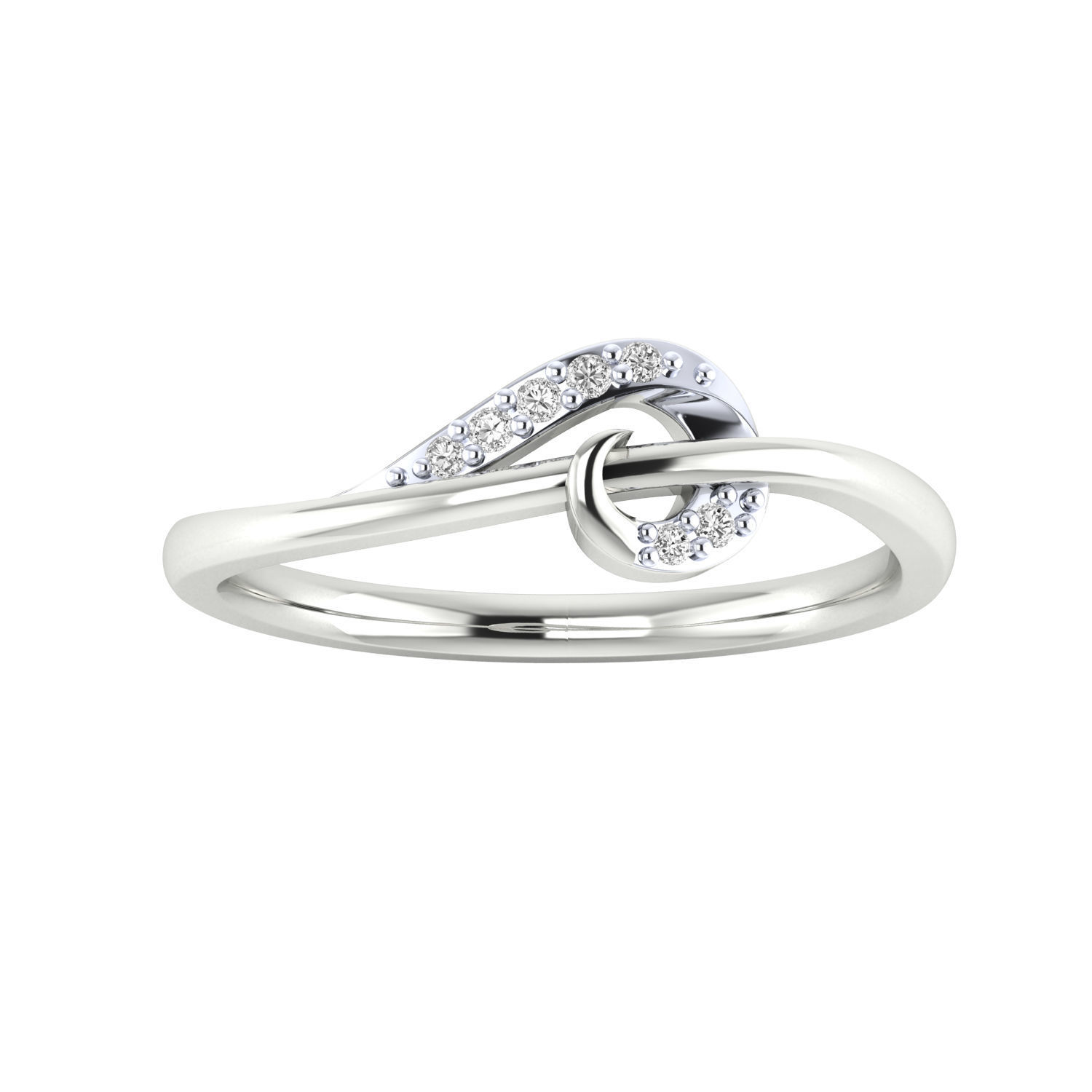 Women Wedding Engagement Ring STL OBJ FBX Renders Details 3D print model_13