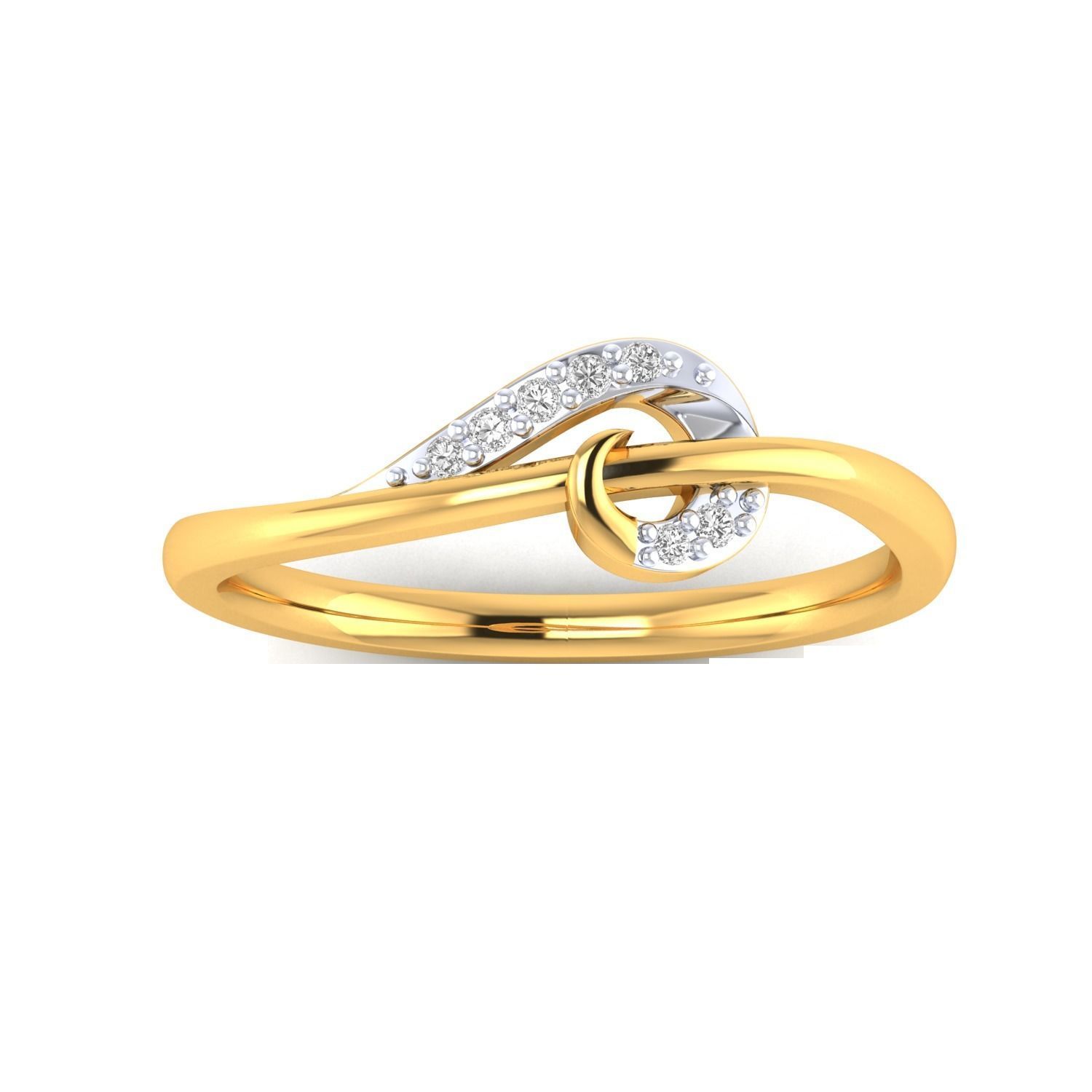 Women Wedding Engagement Ring STL OBJ FBX Renders Details 3D print model_22