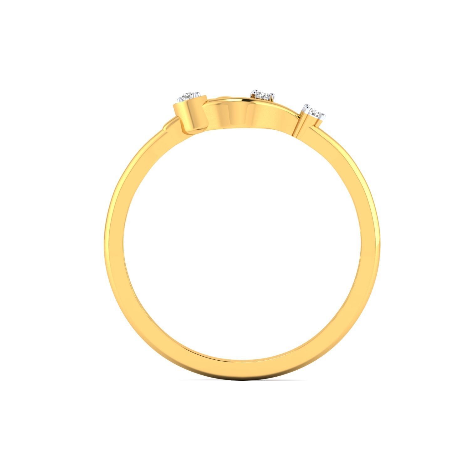 Women Wedding Engagement Ring STL OBJ FBX Renders Details 3D print model_24