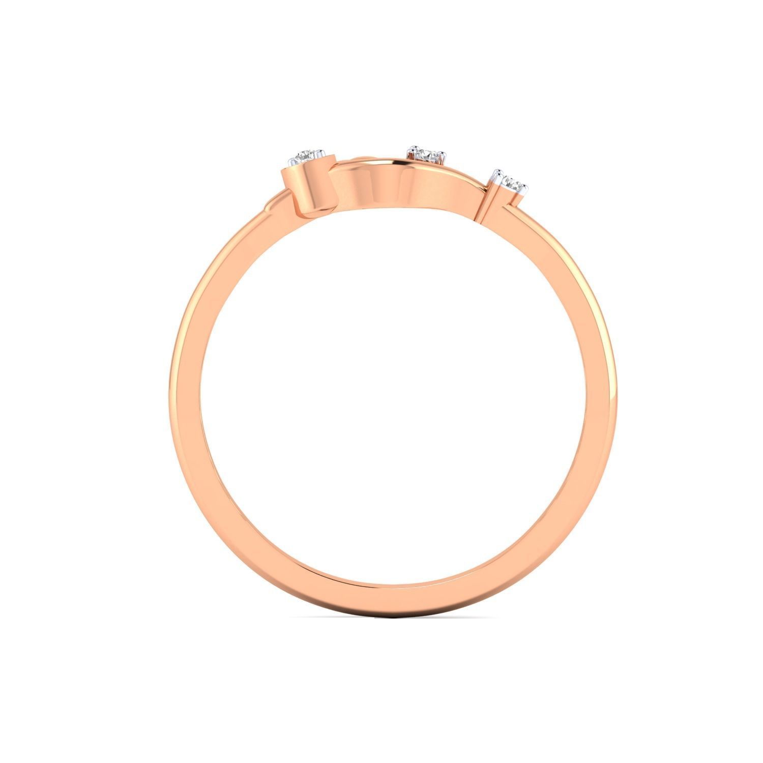 Women Wedding Engagement Ring STL OBJ FBX Renders Details 3D print model_2