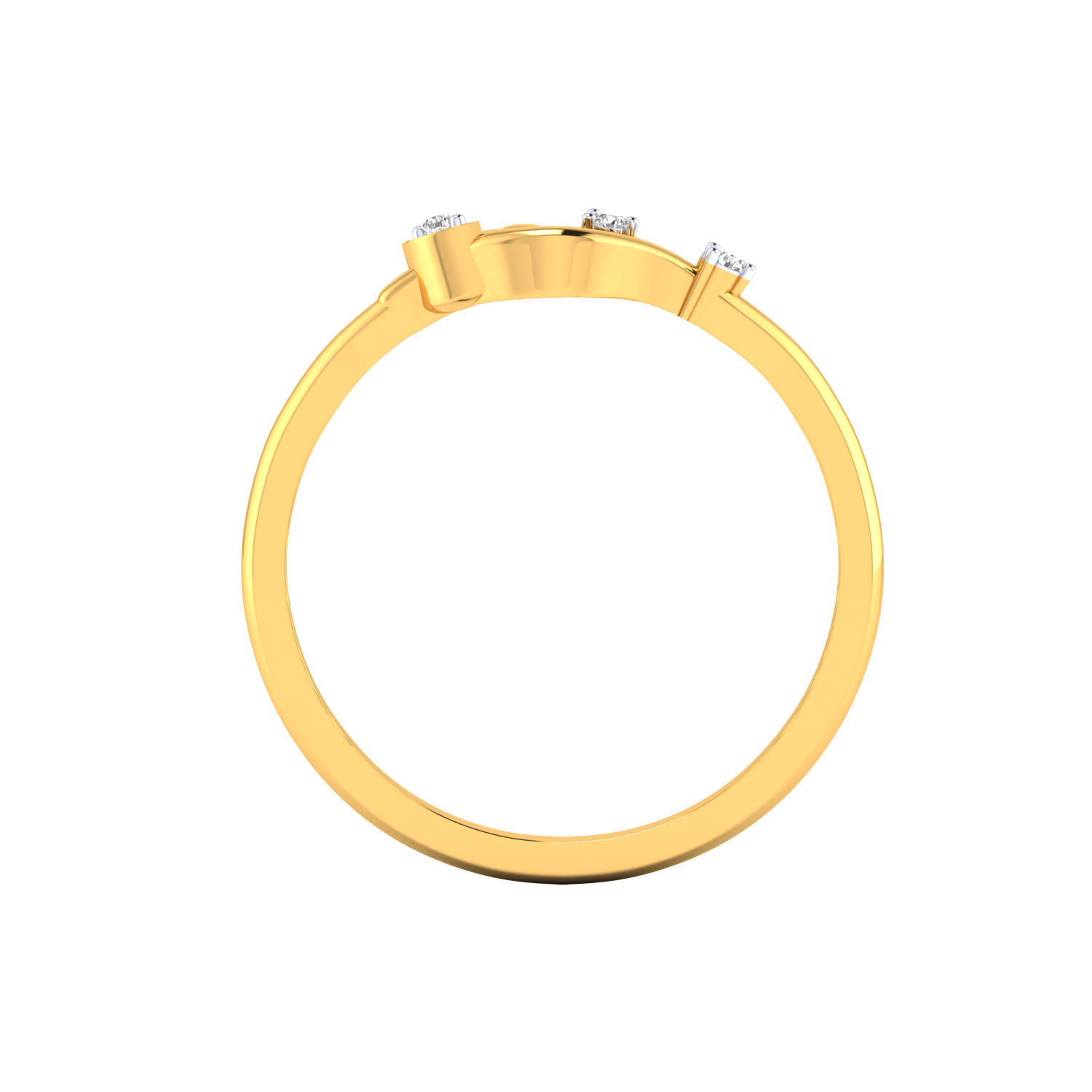Women Wedding Engagement Ring STL OBJ FBX Renders Details 3D print model_23