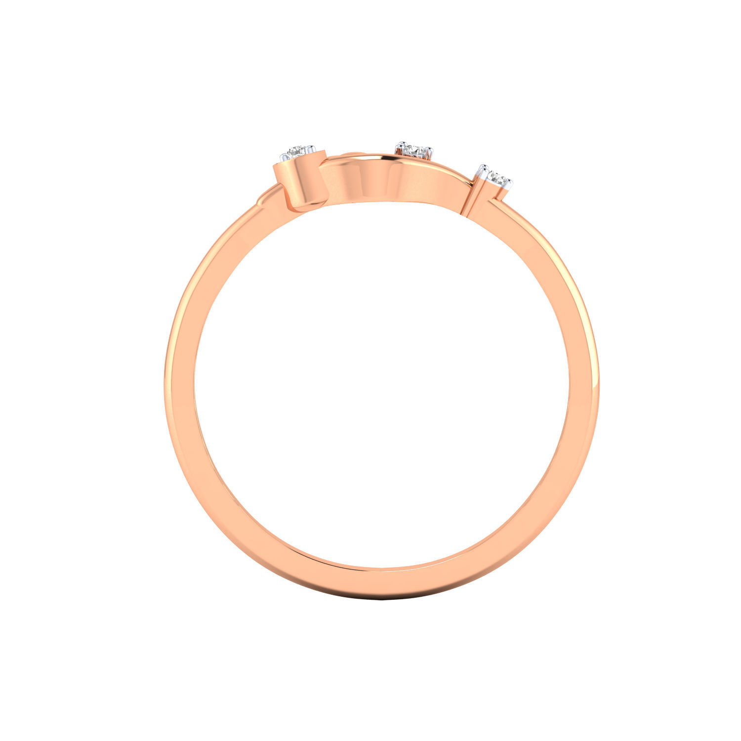 Women Wedding Engagement Ring STL OBJ FBX Renders Details 3D print model_1