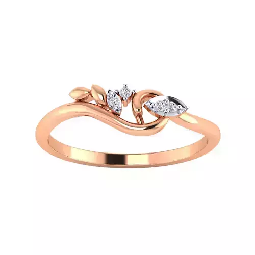 Women Wedding Engagement Ring STL OBJ FBX Renders Details