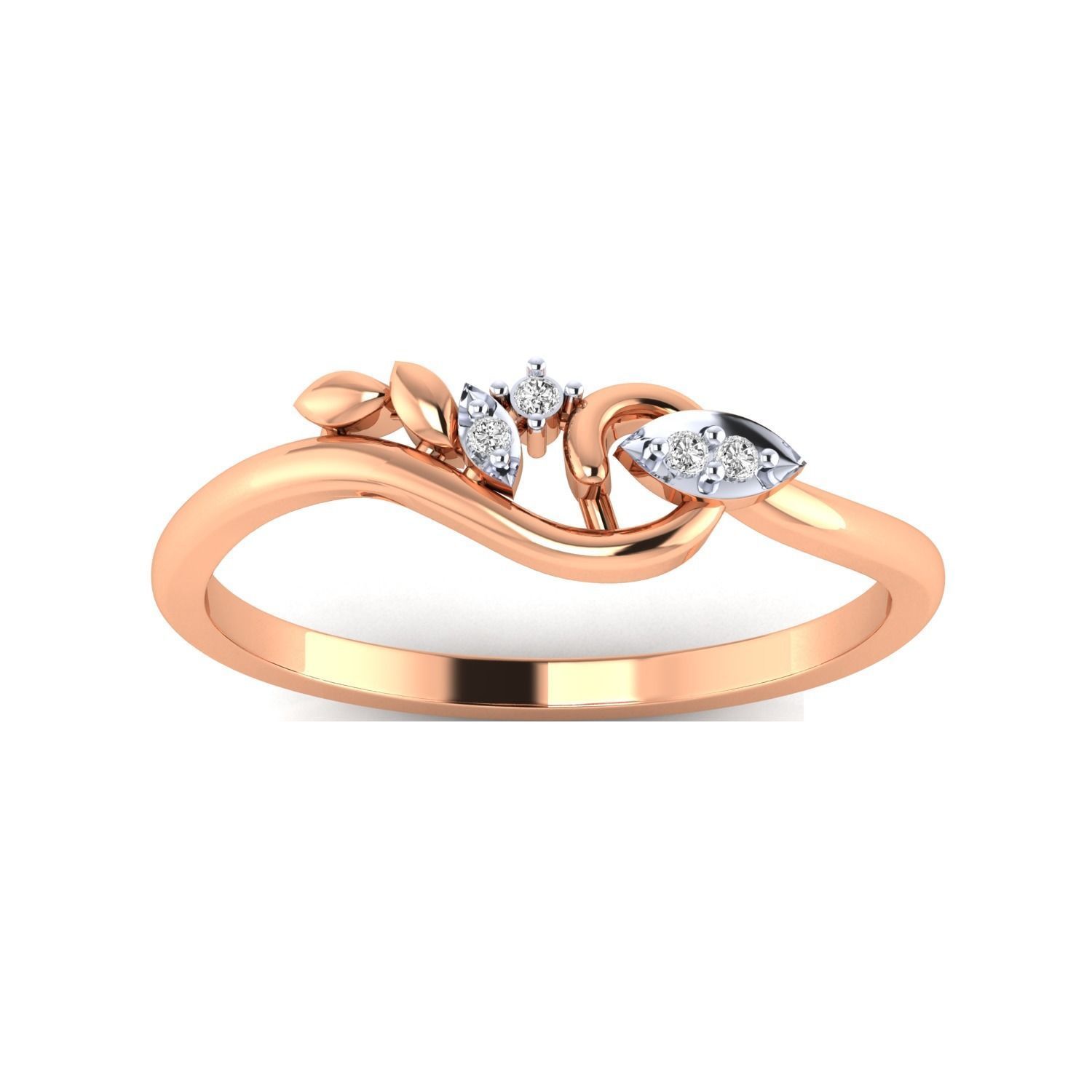 Women Wedding Engagement Ring STL OBJ FBX Renders Details 3D print model_13