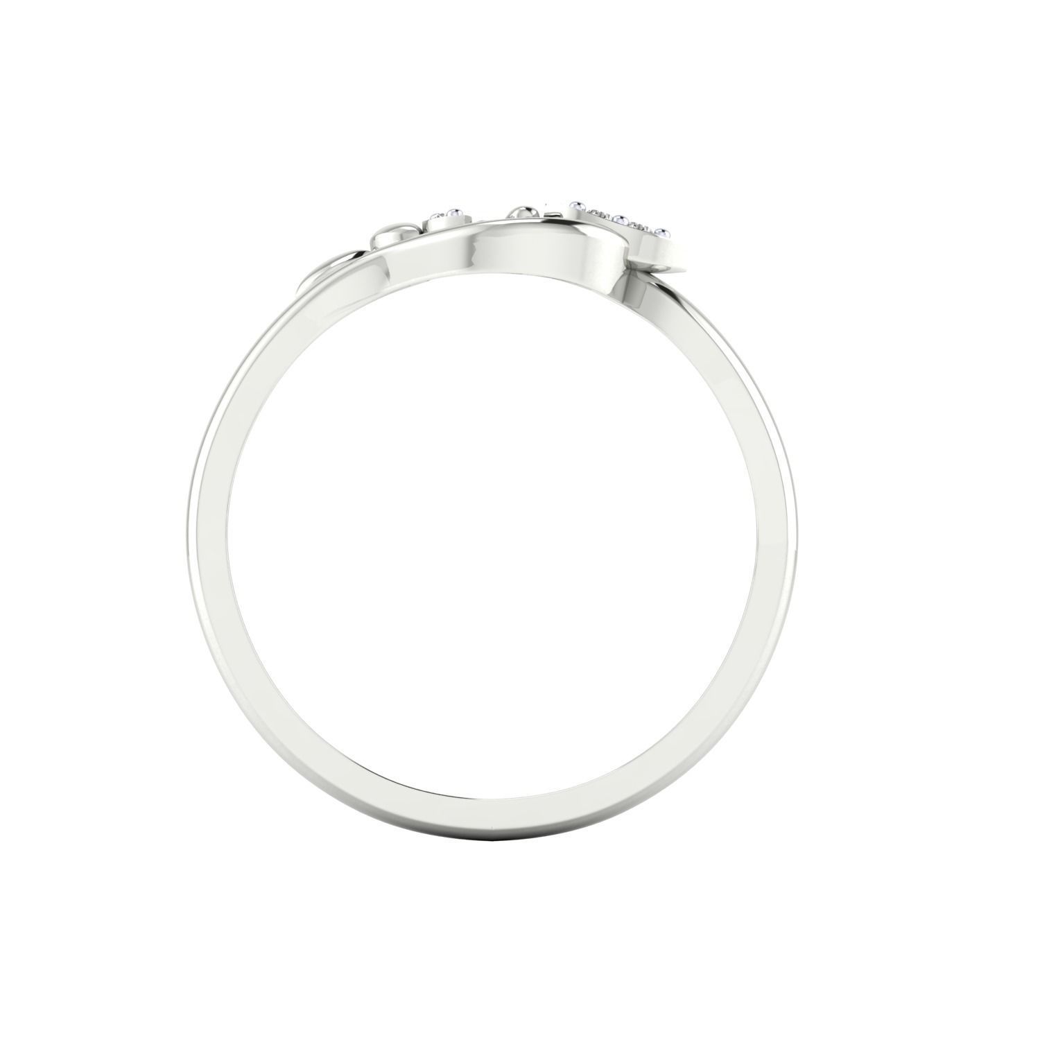 Women Wedding Engagement Ring STL OBJ FBX Renders Details 3D print model_22