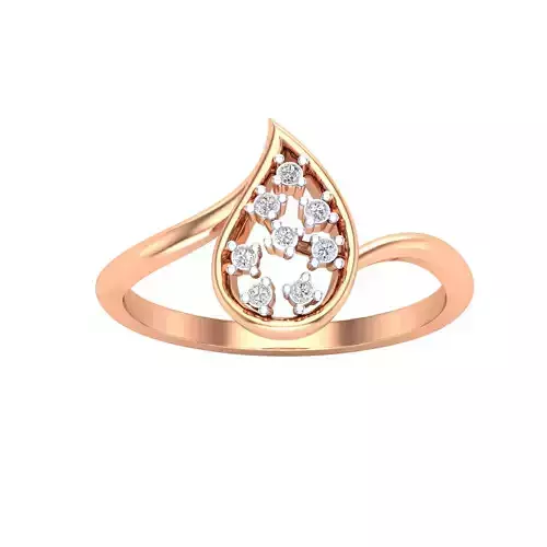 Women Rings STL OBJ FBX Renders Details 3D print model