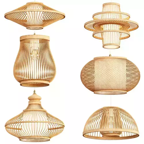 Bamboo LED Pendant