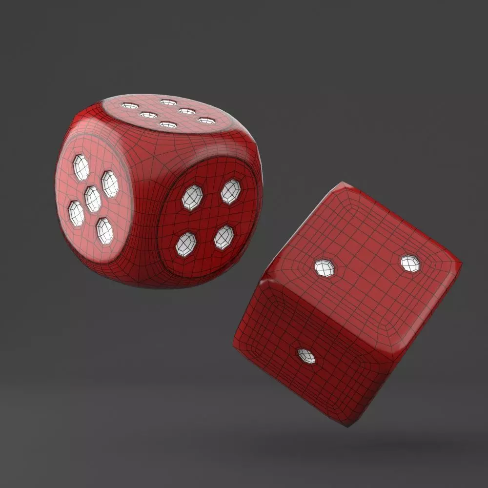 Dice 3D Model 3D model_0
