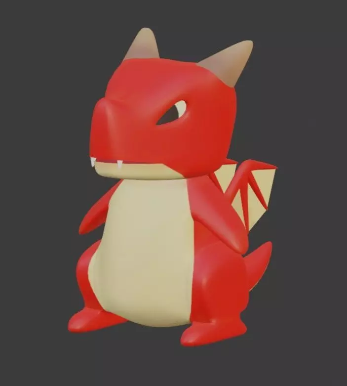 Baby Dragon 3D model_0