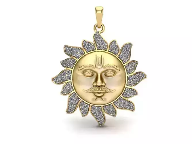 The Golden Sun Pendant