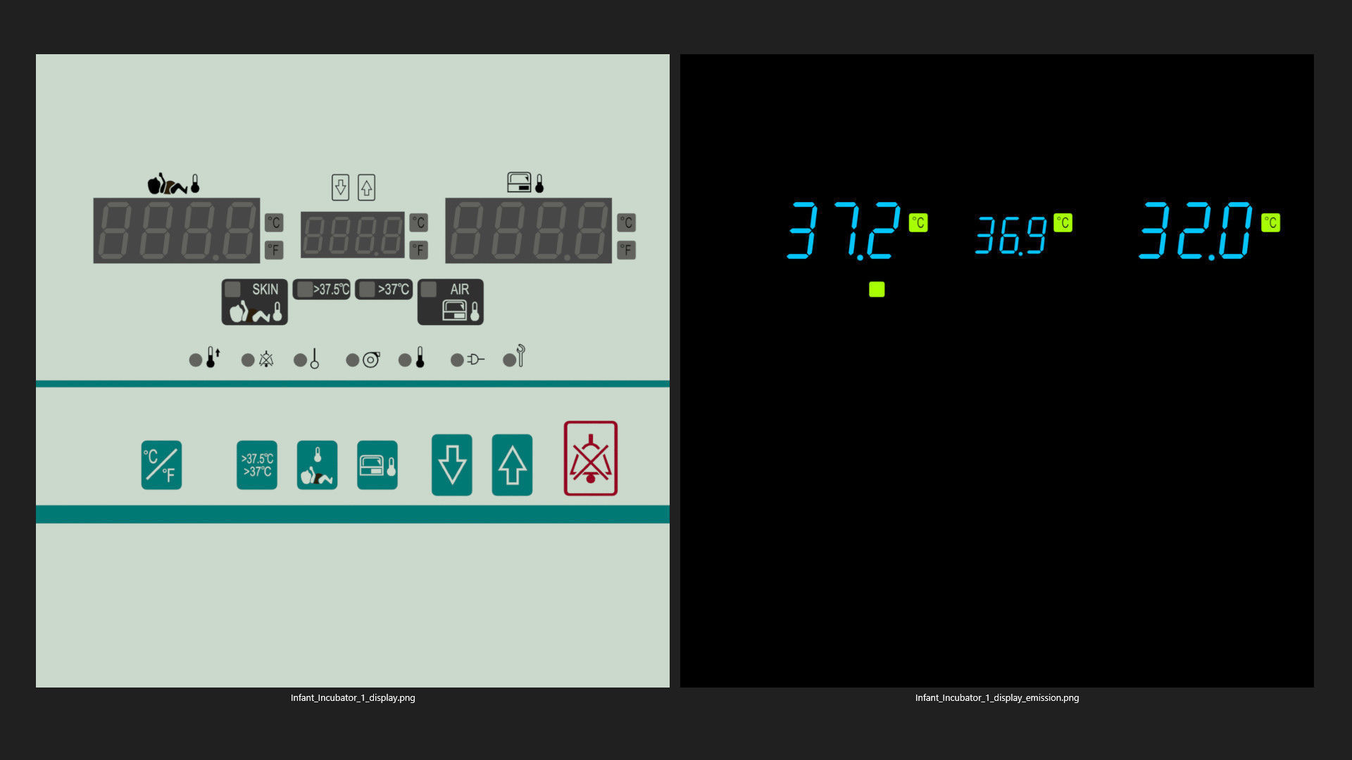 Infant Incubator 1 Basic  Low-poly 3D model_7